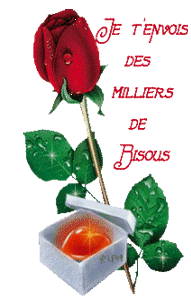 Gif animé des milliers de bisous